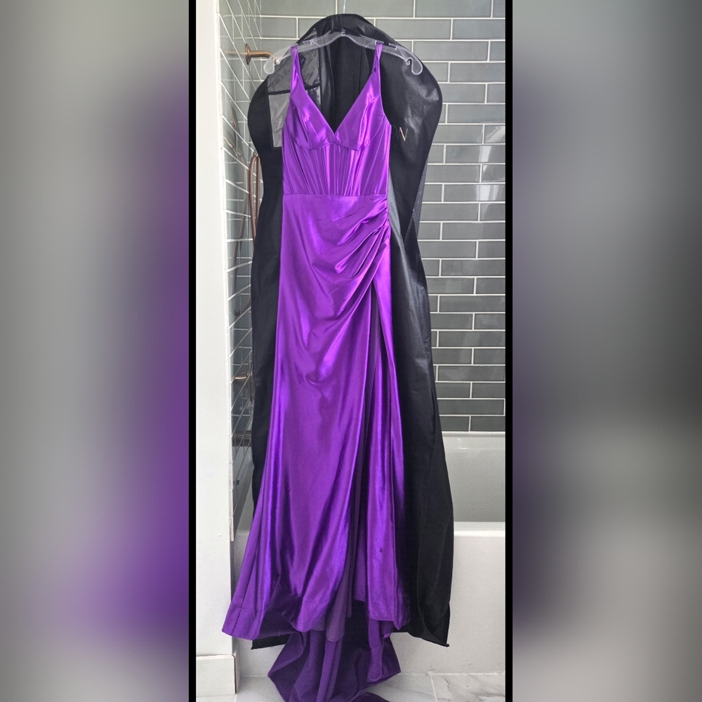Sherri Hill Vibrant Purple Gown
